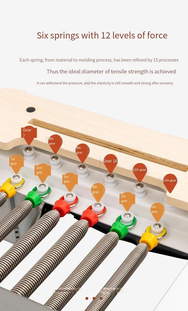 Pilates Reformer large equipment core bed yoga private teaching Pilates bed aluminum alloy small white bed two in one loft bed