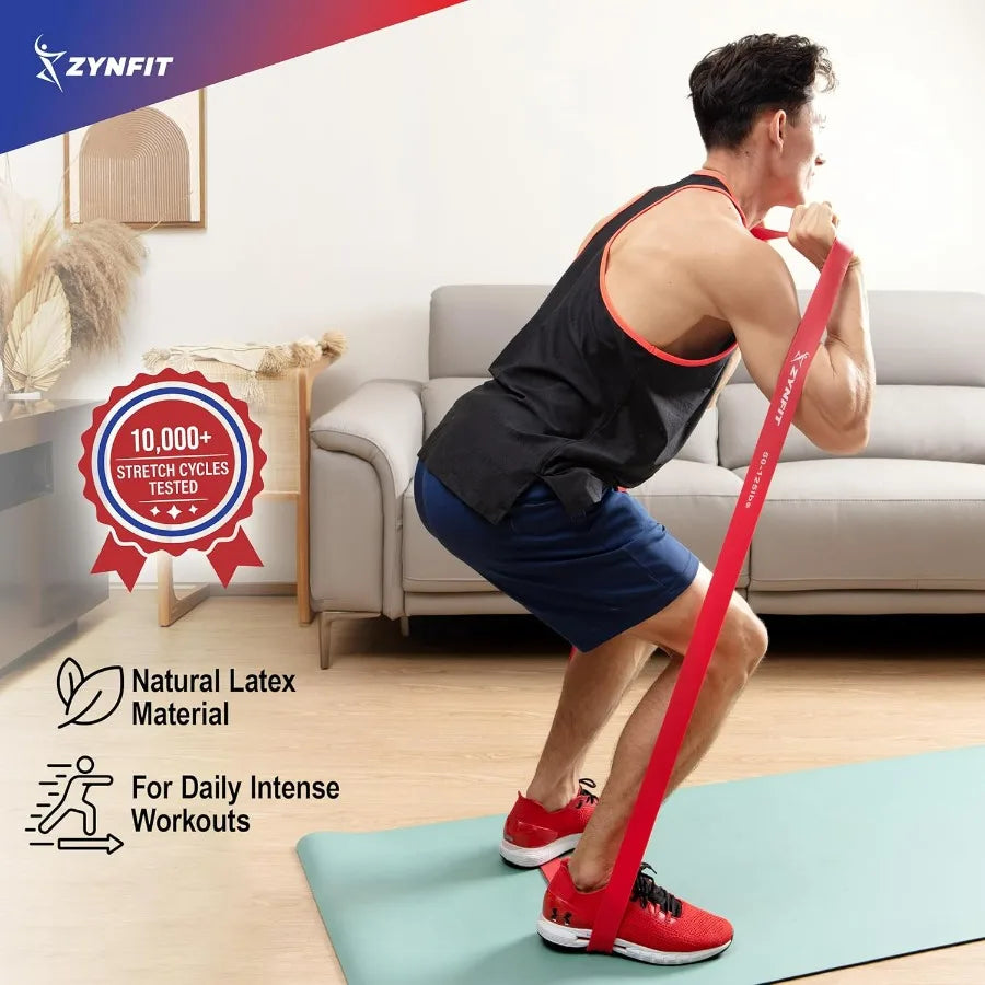 Resistance Band Set of 5 for Home Gym Strength Training