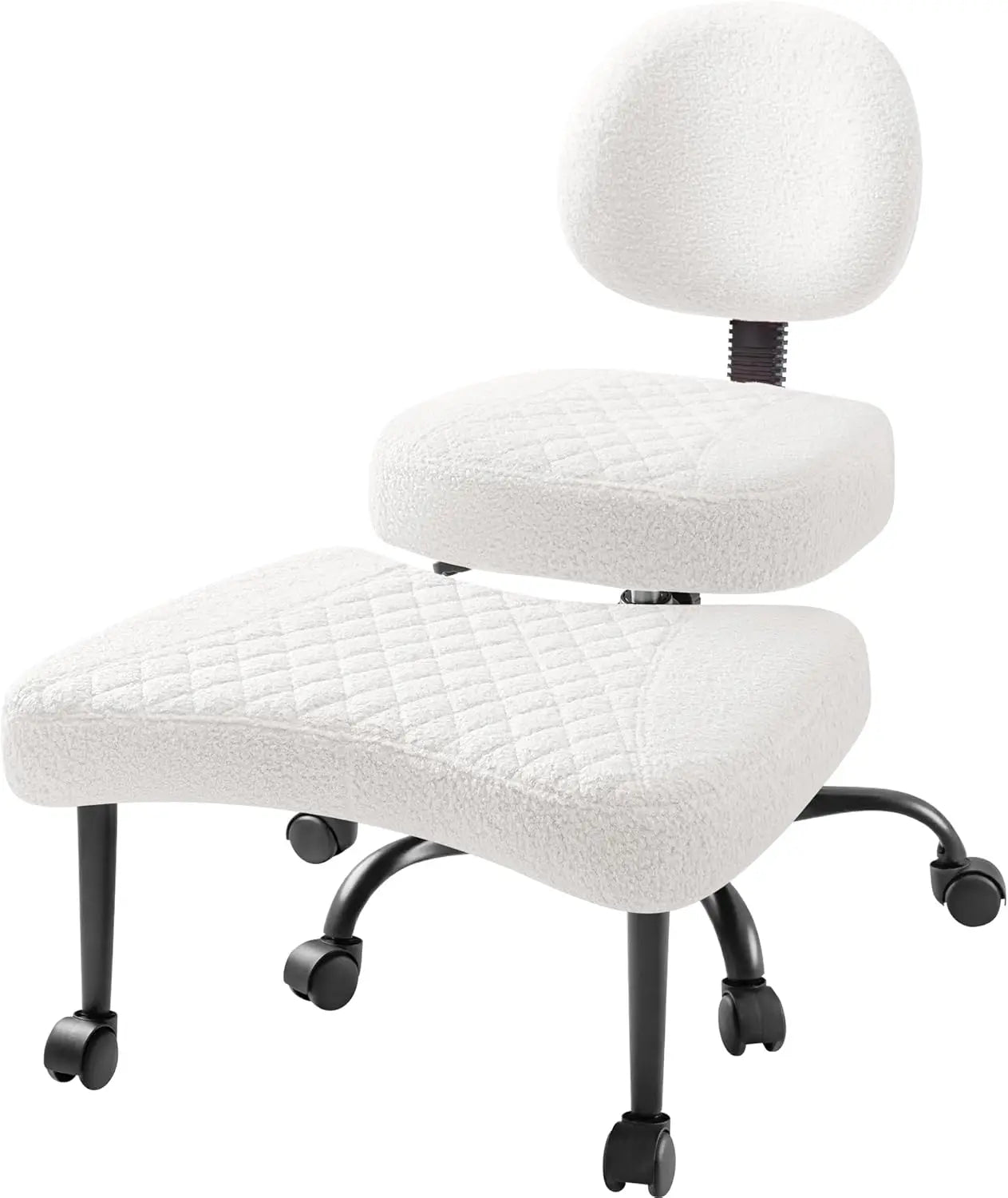 Furmax Ergonomic Kneeling Desk Chair With Wheels And Footrest
