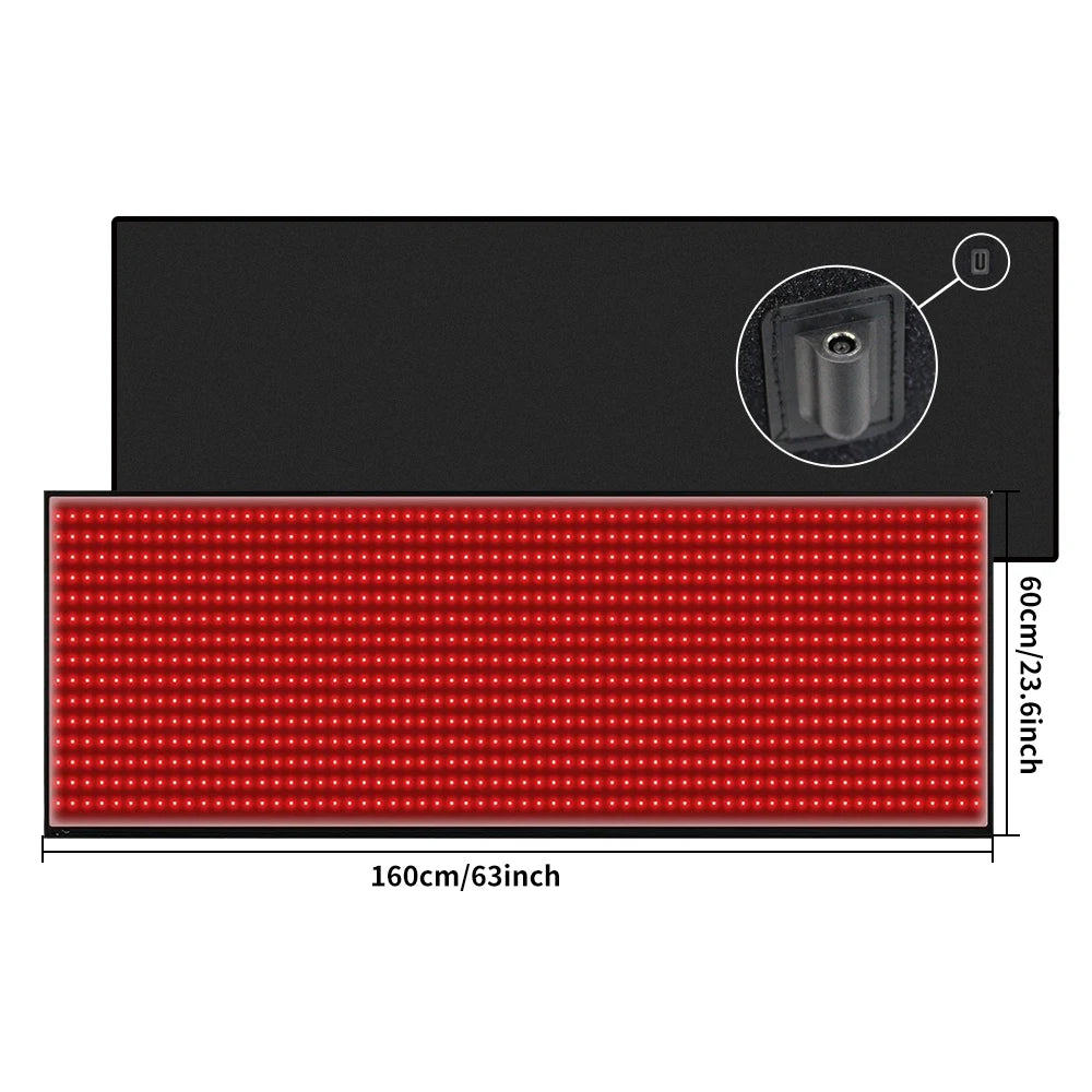 Full Body LED Light Therapy Mat 660nm 850nm Beads