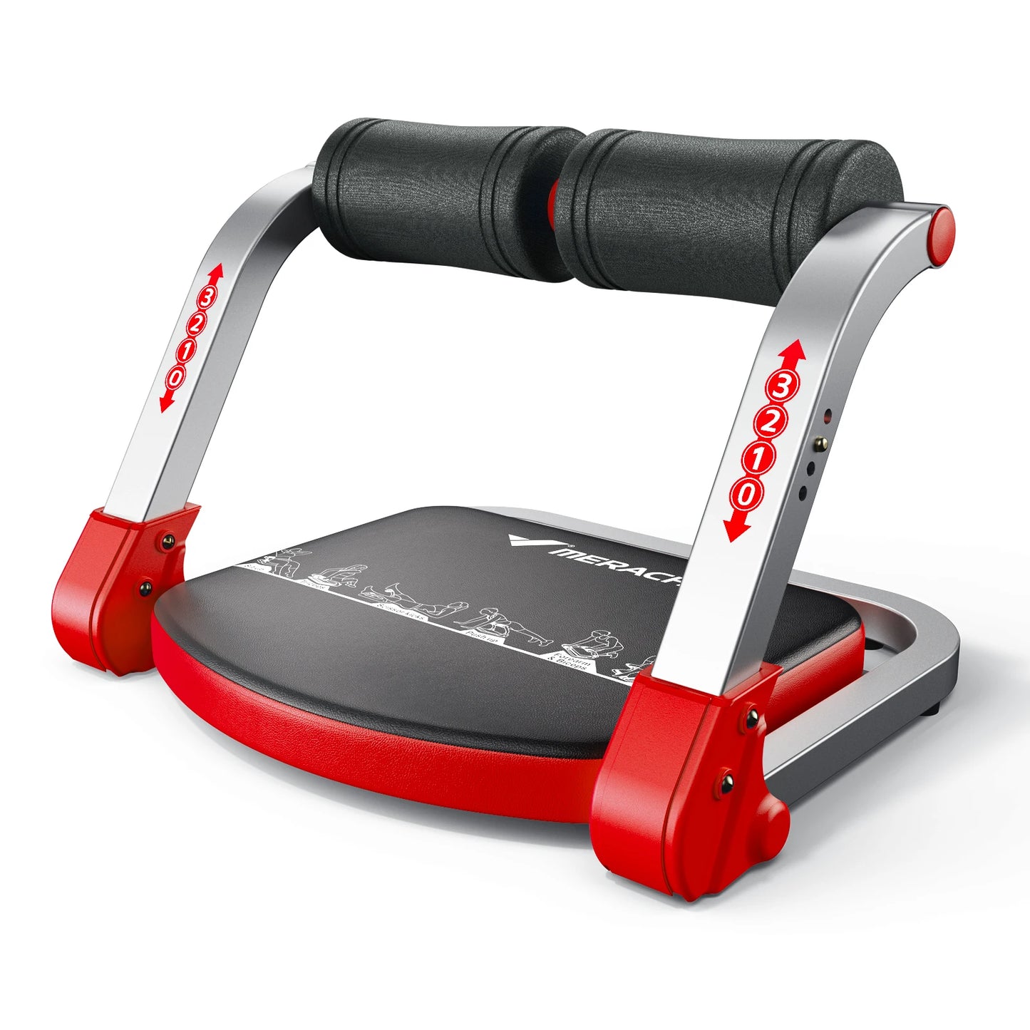 MERACH Ab Machine for Stomach Workout with 3 Adjustable Resistance