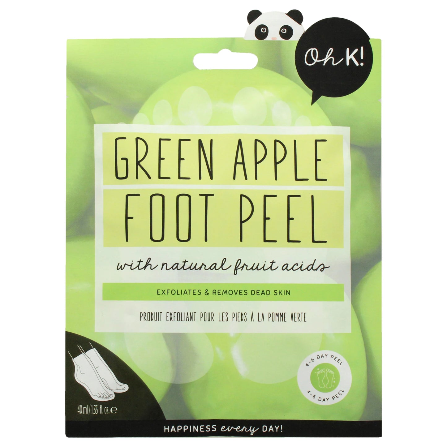 Oh K Foot Peel Mask Pomegranate for Unisex