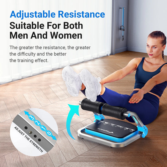 MERACH Ab Machine for Stomach Workout with 3 Adjustable Resistance