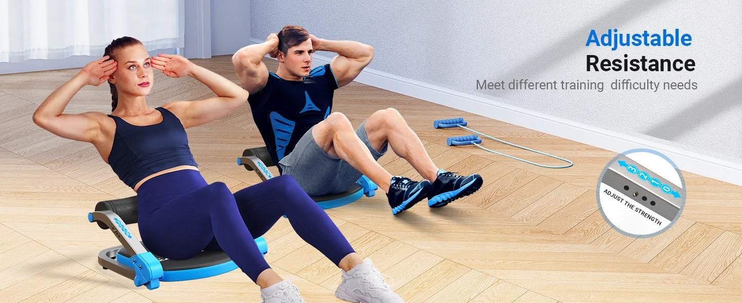 MERACH Ab Machine for Stomach Workout with 3 Adjustable Resistance