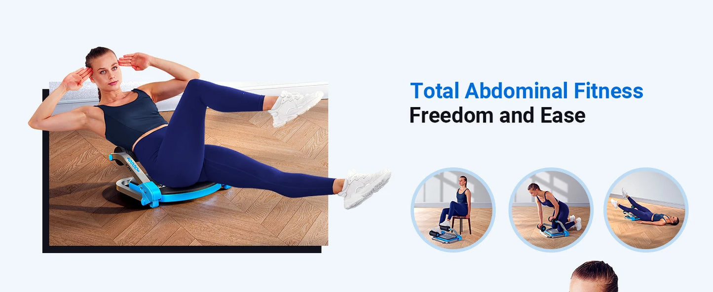 MERACH Ab Machine for Stomach Workout with 3 Adjustable Resistance