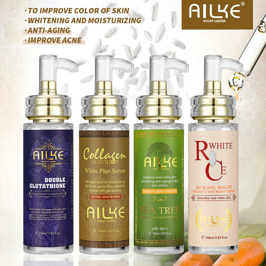 AILKE Face And Body Whitening Serum For Hydration And Dark Spot Reduction Anti Aging Skin Brightening