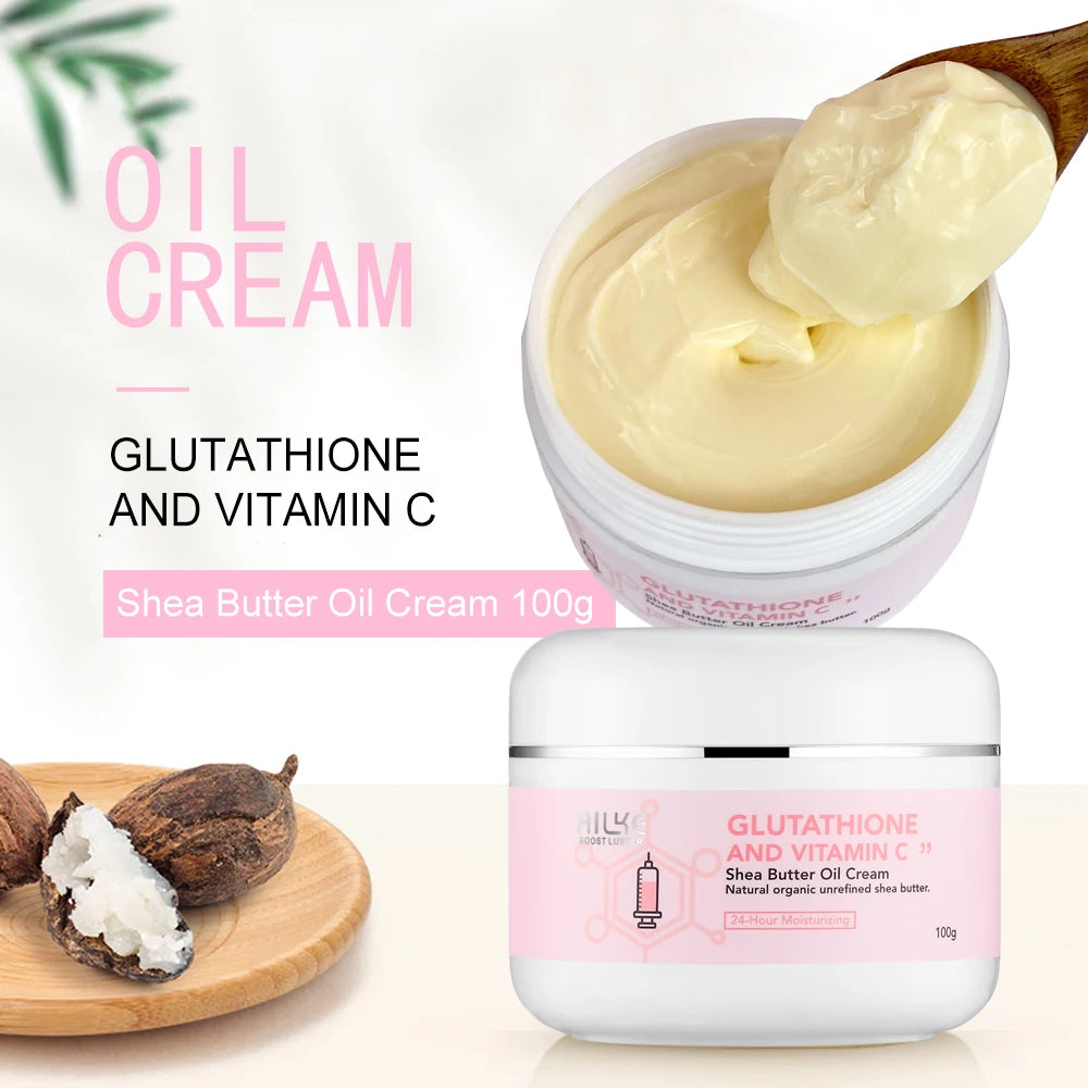 AILKE Glutathione Vitamin C Shea Butter Cream Brightening Moisturizer