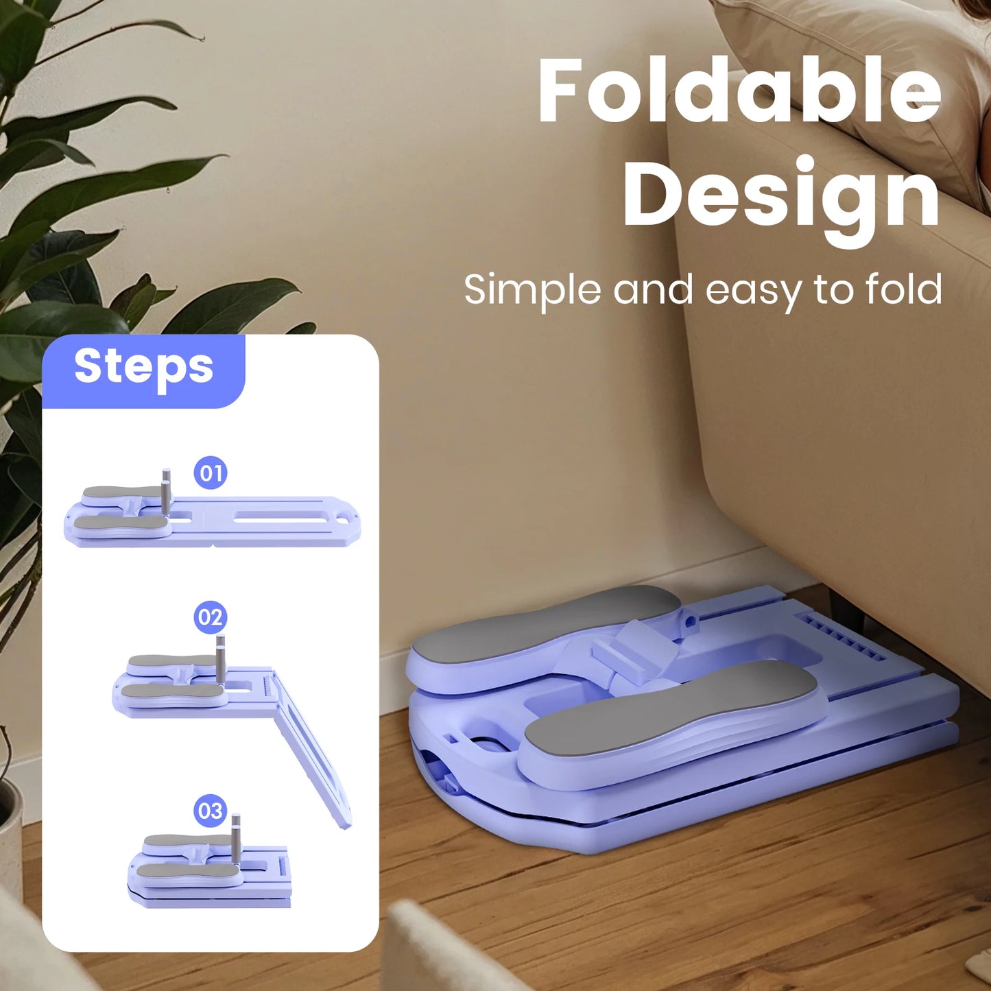 5-In-1 Foldable Pilates Abs Board For Core And Full-Body Fitness