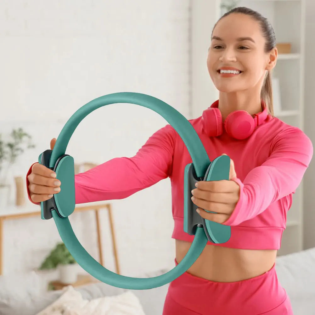 5Pcs Pilates Essential Kit with Toning Pilates Ring & Resistance Band Pilates Ring Set for Women Beginners Toning