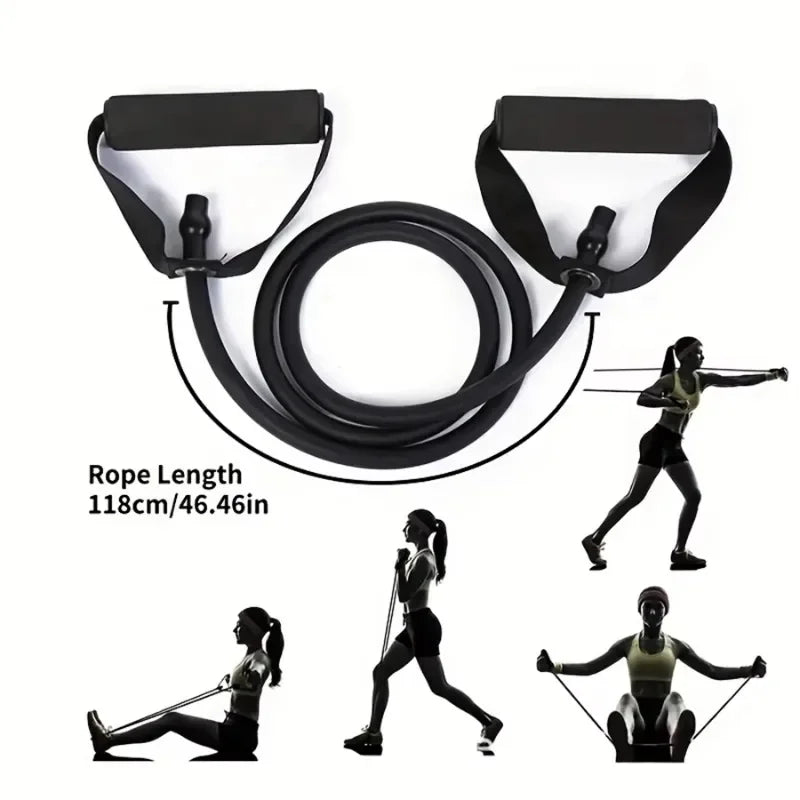 AEHOME Resistance Bands Set With Handles And Door Anchor Four Levels Carry Bag