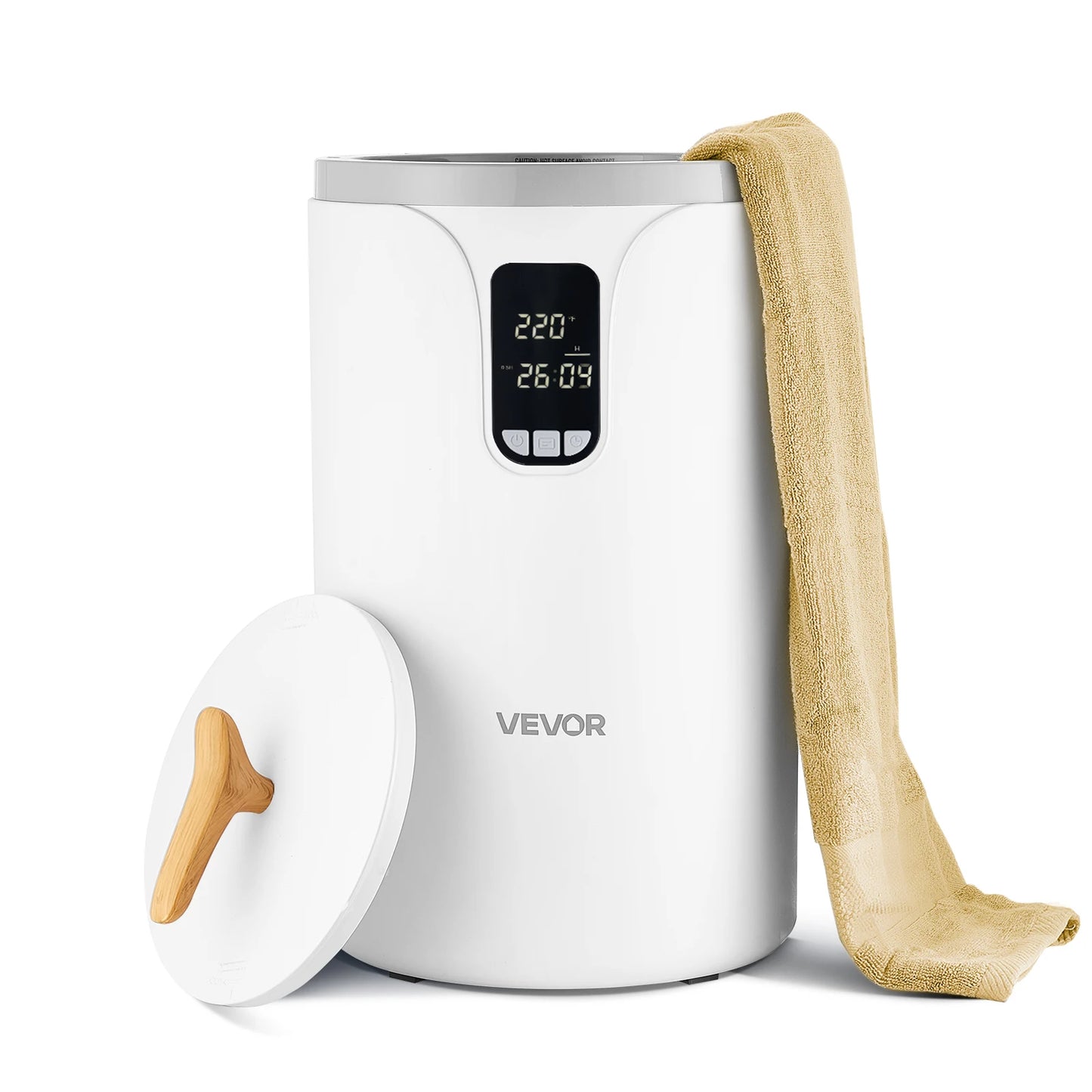 SucceBuy Towel Warmer Bucket With LED Timer Temperature Setting