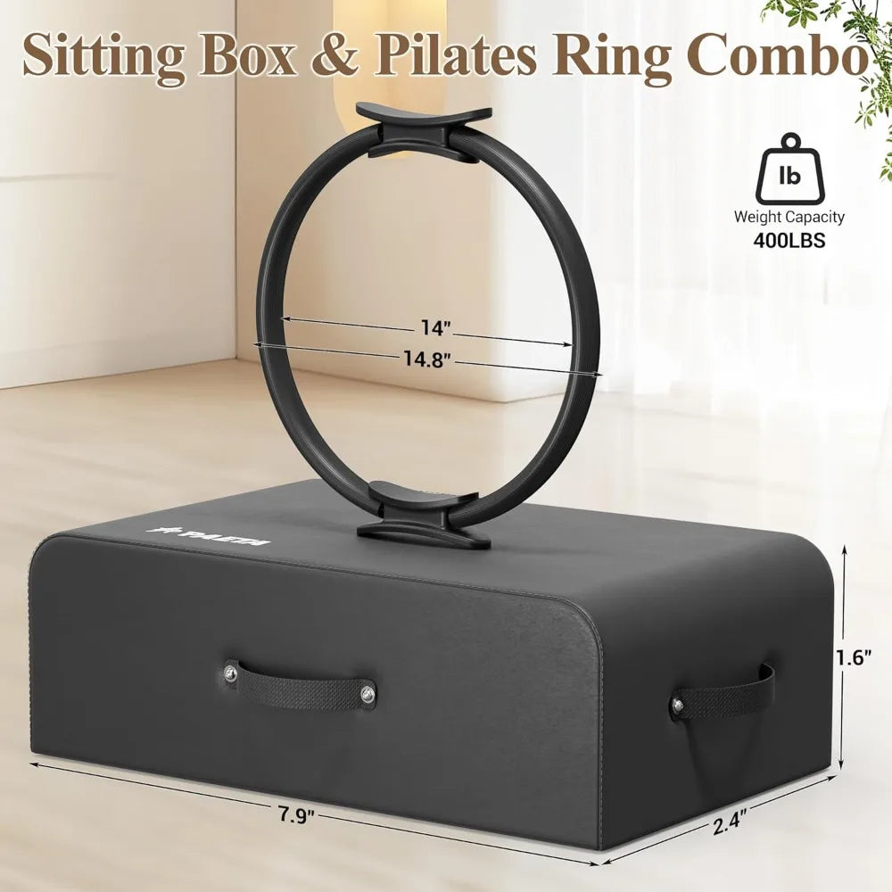 PAETA Pilates Box Reformer Accessories With Ring For Core Training