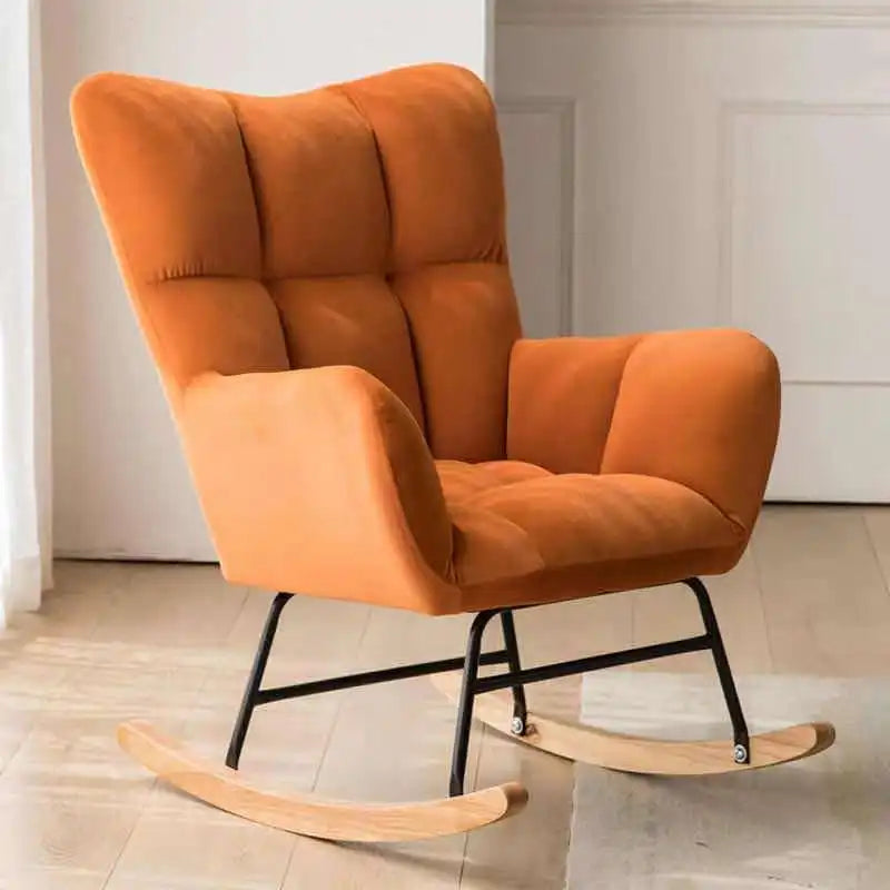 TINGFANG Balcony Rocking Chair Modern Lounge For Living Room