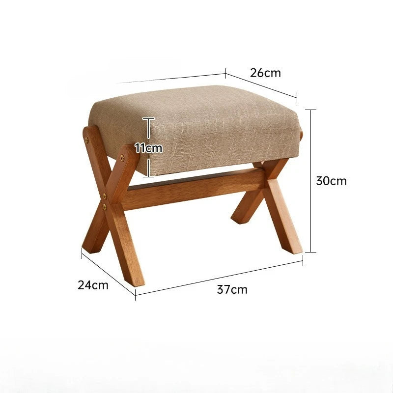Featre SpaceSaving Foldable Shoe Bench With Luxurious Textured Velveteen Cushioning