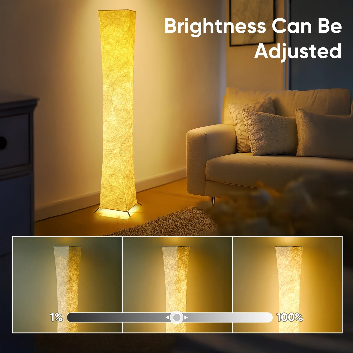 Soft Light Floor Lamp For Living Room With LED 3000K
