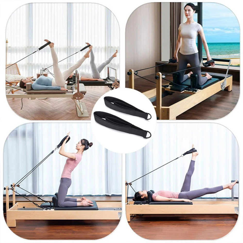 Pilates Straps D Ring Set 2pcs For Home Gym Workouts Yoga