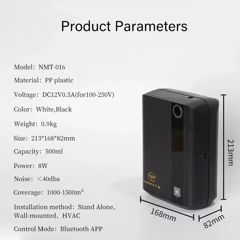 Namste Bluetooth Diffuser For Essential Oils And Air Freshening