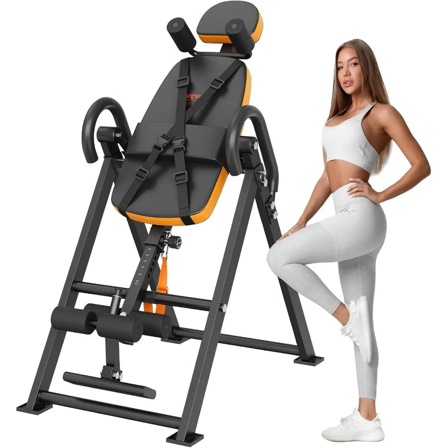 XMSJ Inversion Table 300lbs Capacity Heavy Duty Back Decompression Machine