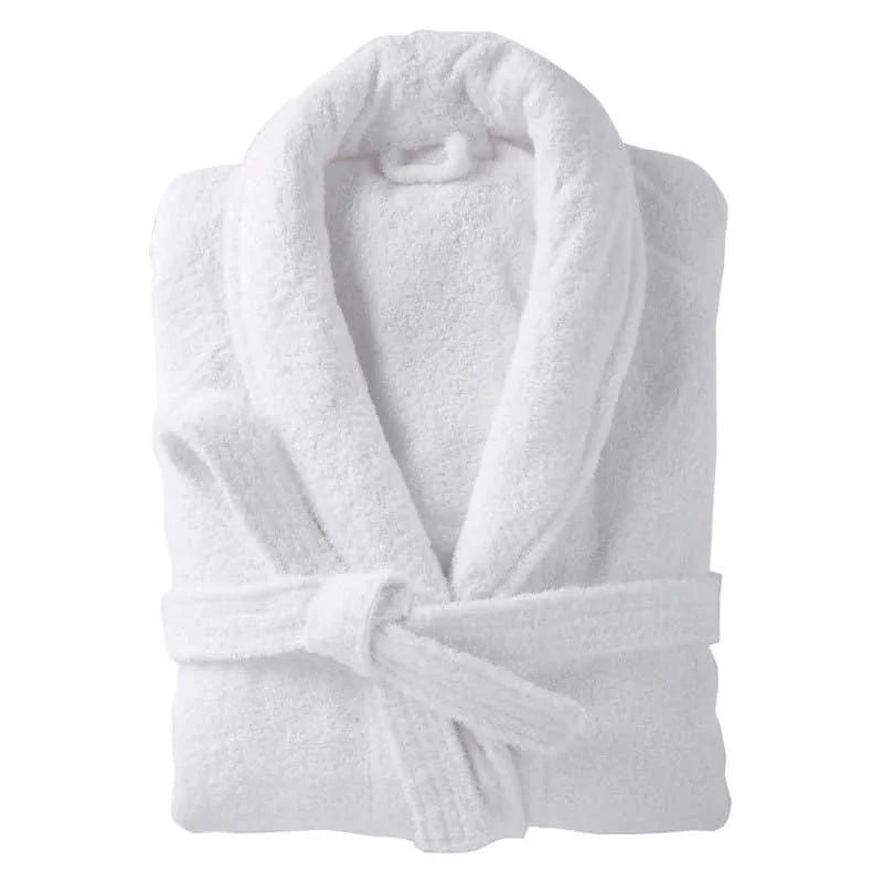 NONECN Women Terry Cotton Bathrobe For Hotel Spa