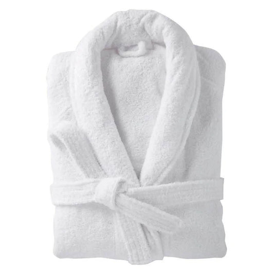 NONECN Women Terry Cotton Bathrobe For Hotel Spa