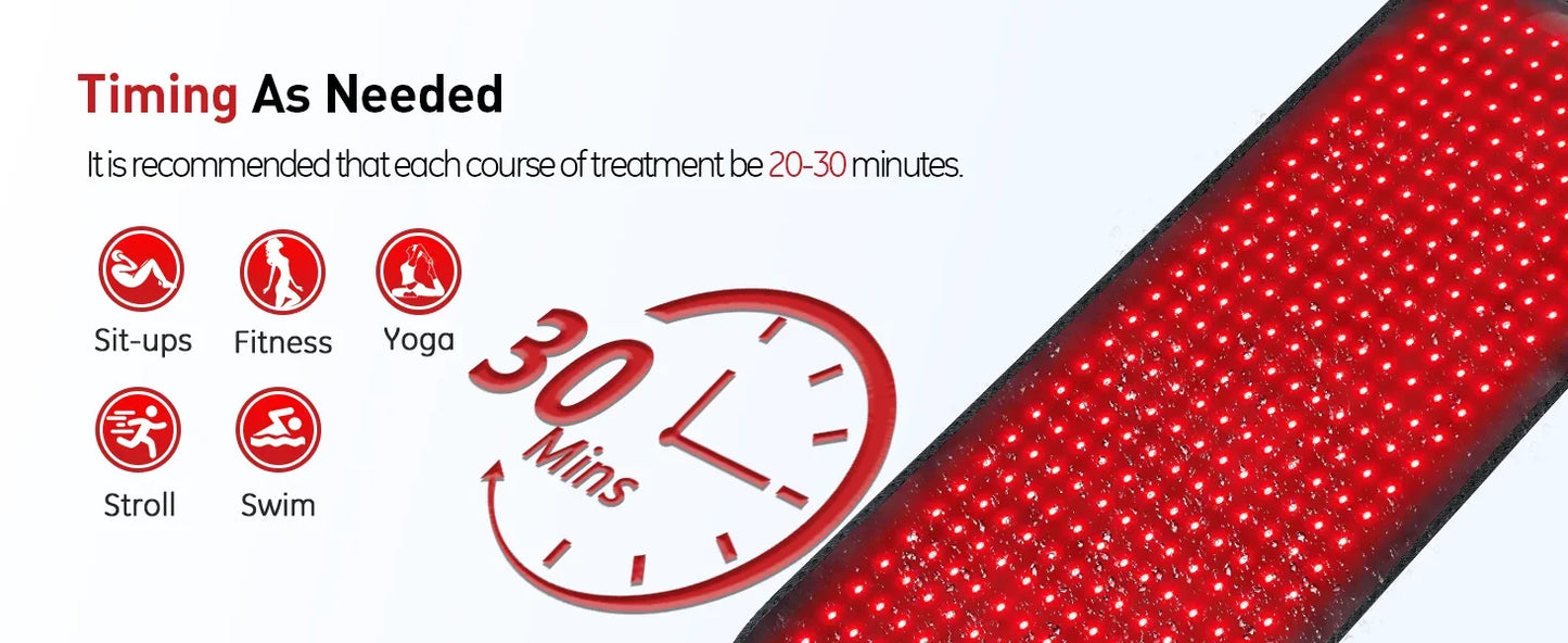 Astarexin Red Light Therapy Heating Pad for Body Pain Relief