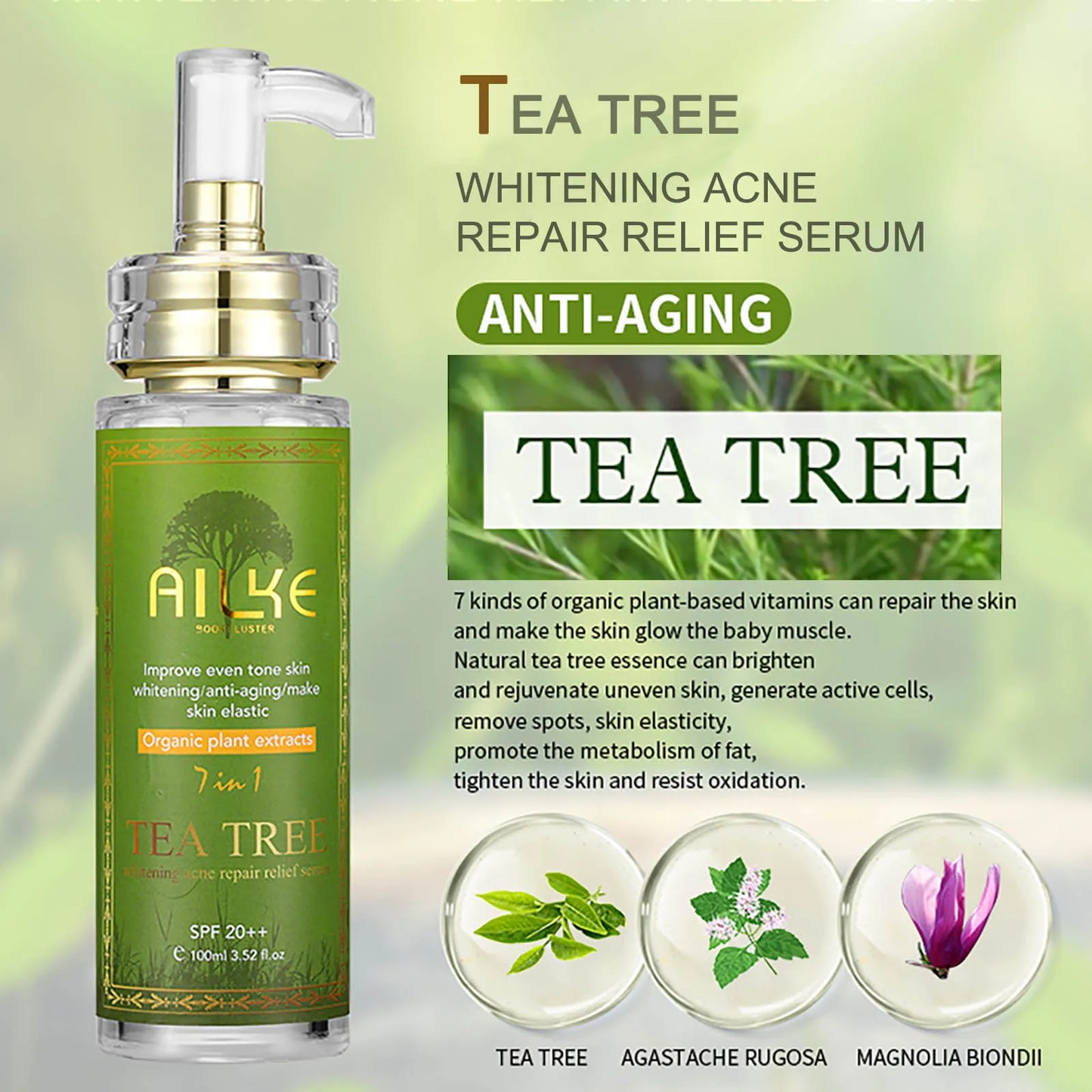 AILKE Face And Body Whitening Serum For Hydration And Dark Spot Reduction Anti Aging Skin Brightening