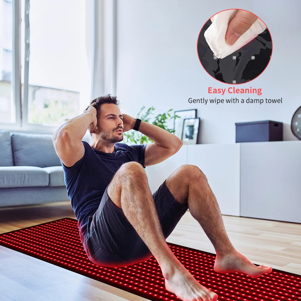 Full Body LED Light Therapy Mat 660nm 850nm Beads
