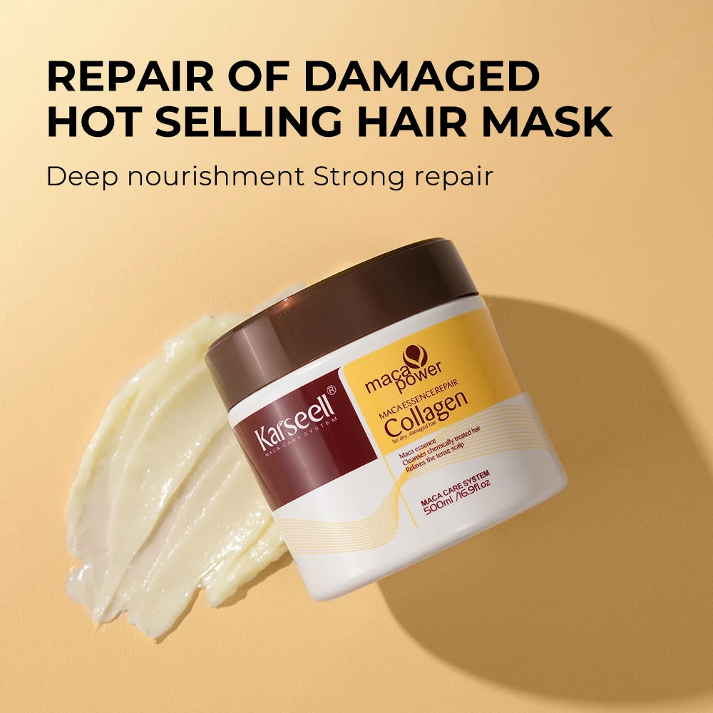 Karseell Hair Care Duo: Collagen Mask And Argan Oil Serum