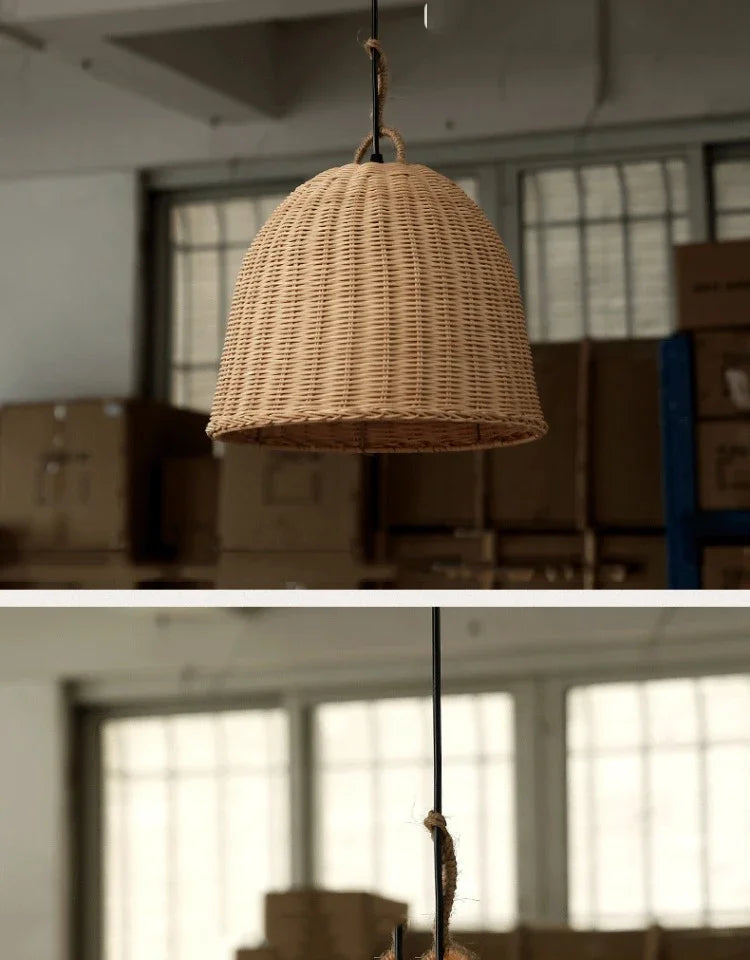 DRMIYA Bamboo Pendant Lamp Wabi Sabi Style Zen Home Lighting