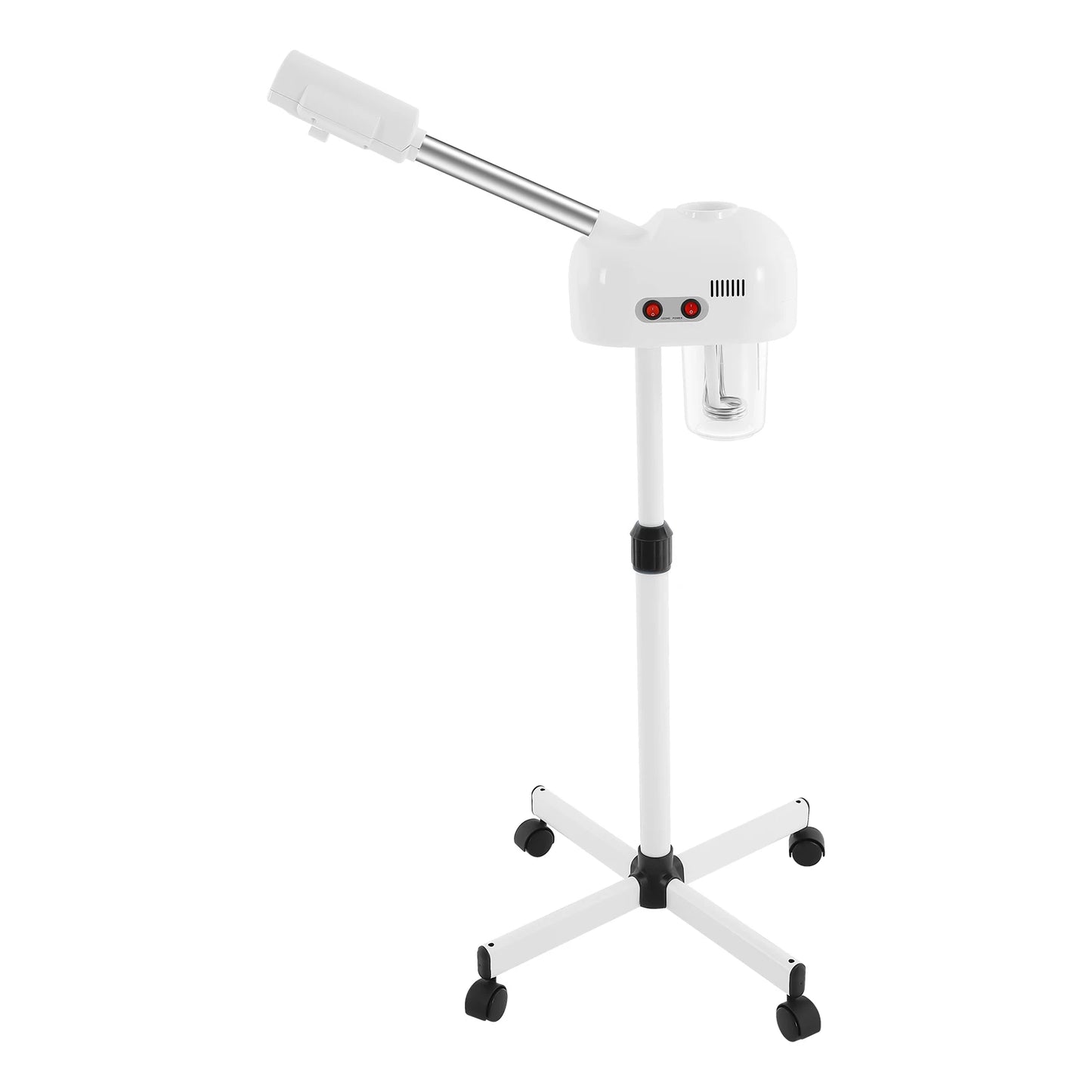 800W 110V Facial Steamer Floor Standing 750ml Tank 42°C Warm Steam with 360° Wheels for Salon SPA Skin Care US Plug