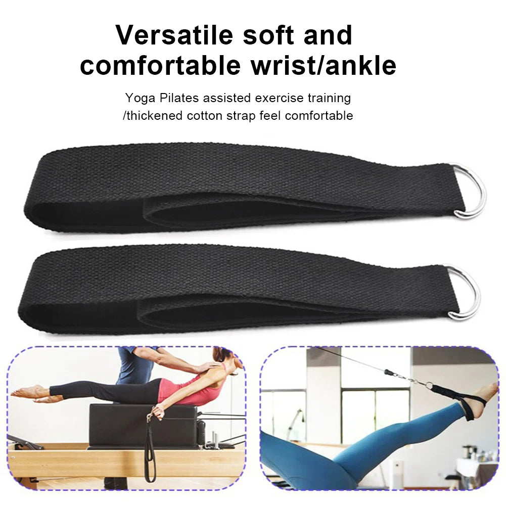 Pilates Straps D Ring Set 2pcs For Home Gym Workouts Yoga