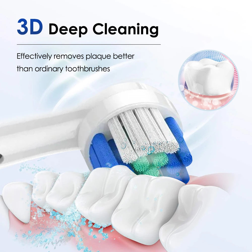 Ms.Dear Electric Toothbrush Cordless USB Rechargeable Waterproof Deep-Cleansing Technology