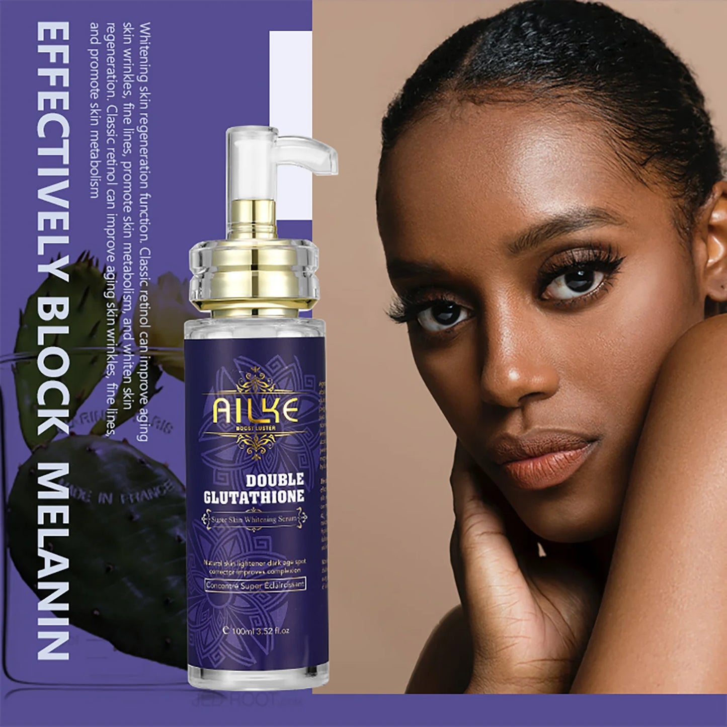 AILKE Face And Body Whitening Serum For Hydration And Dark Spot Reduction Anti Aging Skin Brightening