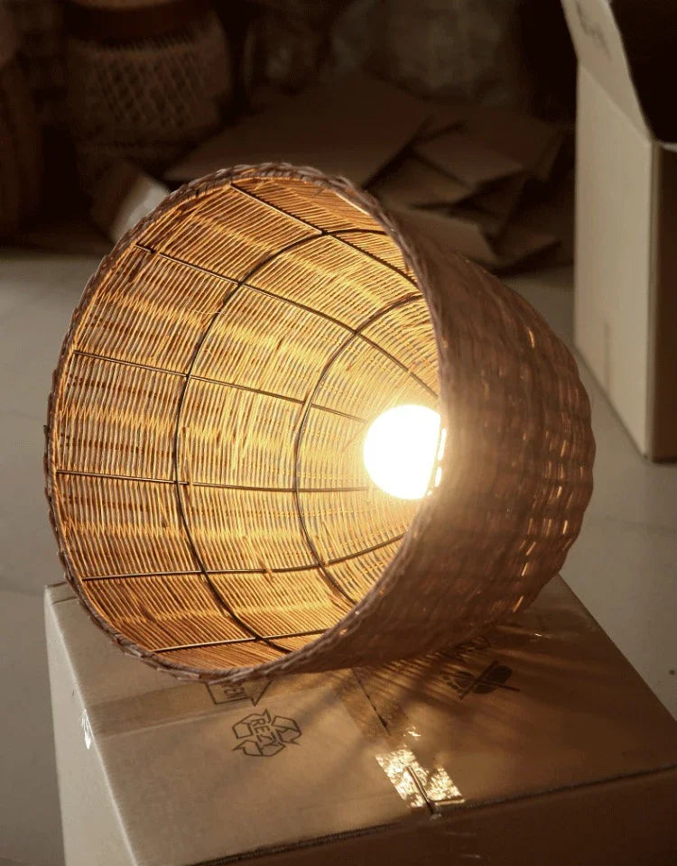 DRMIYA Bamboo Pendant Lamp Wabi Sabi Style Zen Home Lighting