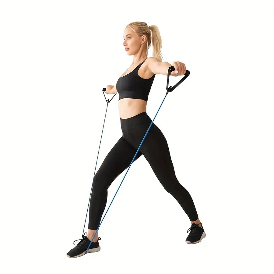 AEHOME Resistance Bands Set With Handles And Door Anchor Four Levels Carry Bag