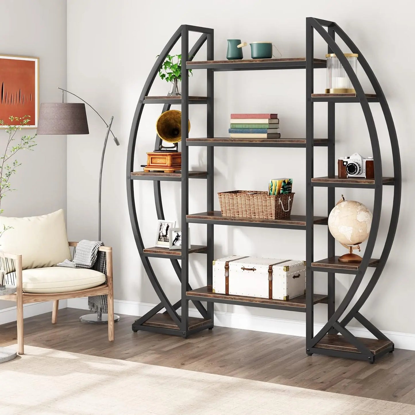 Little Tree Bookshelf Etagere Display Shelves For Living Room