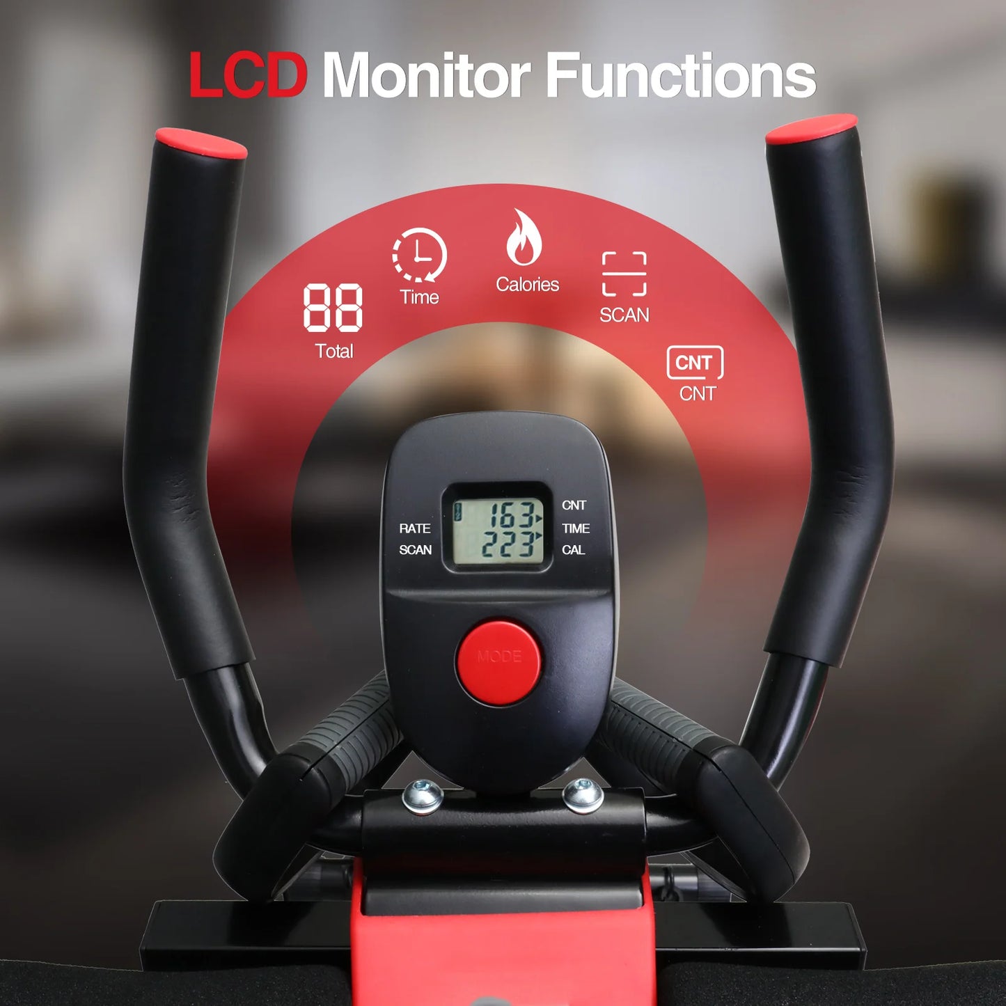 Foldable Ab Machine With Resistance Bands For Home Core Workout