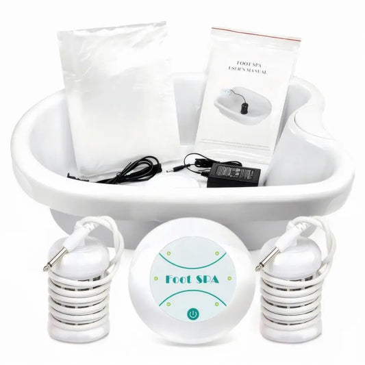 Detox Foot Bath Machine, Personal Ionic Foot Cleanse Ionic Foot Bath SPA Machine Foot Detox System for Home Beauty Salon Spa wit