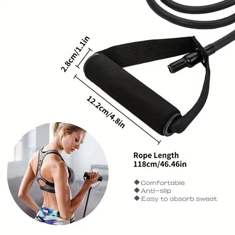 AEHOME Resistance Bands Set With Handles And Door Anchor Four Levels Carry Bag