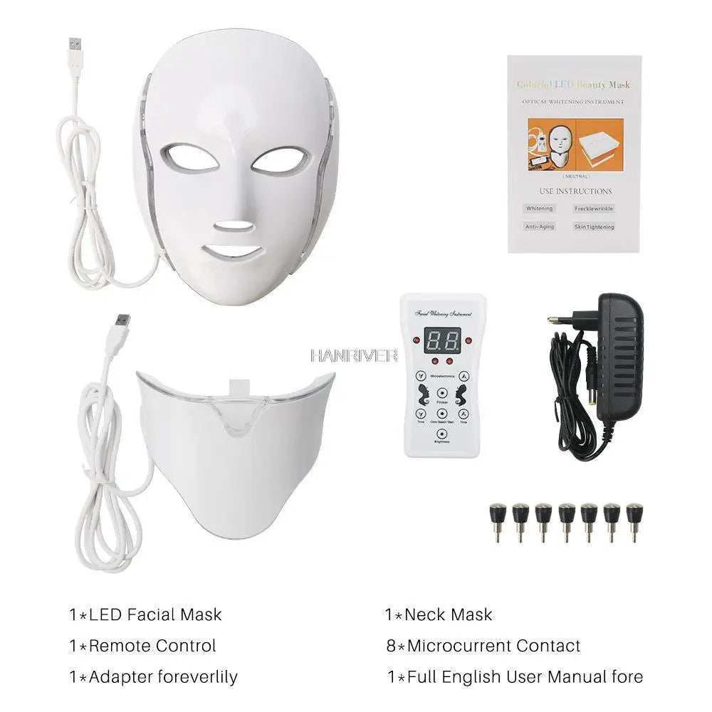 Hanriver LED Facial Mask for Neck Skin Rejuvenation
