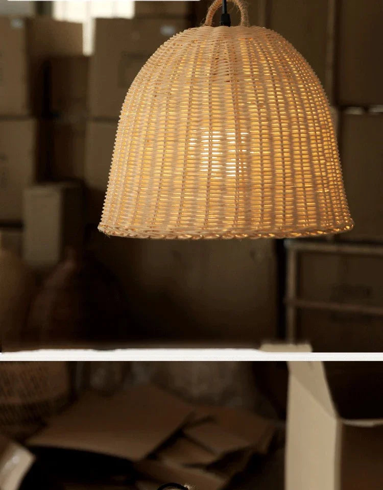 DRMIYA Bamboo Pendant Lamp Wabi Sabi Style Zen Home Lighting