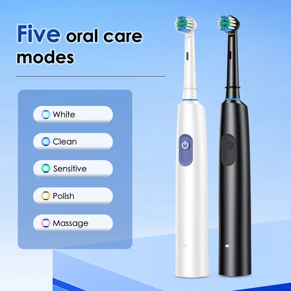 Ms.Dear Electric Toothbrush Cordless USB Rechargeable Waterproof Deep-Cleansing Technology