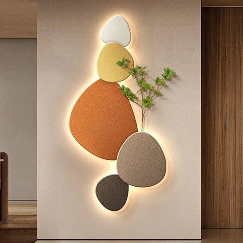 Crystal Ceramic Wall Lamps With LED For Living Room Corridor