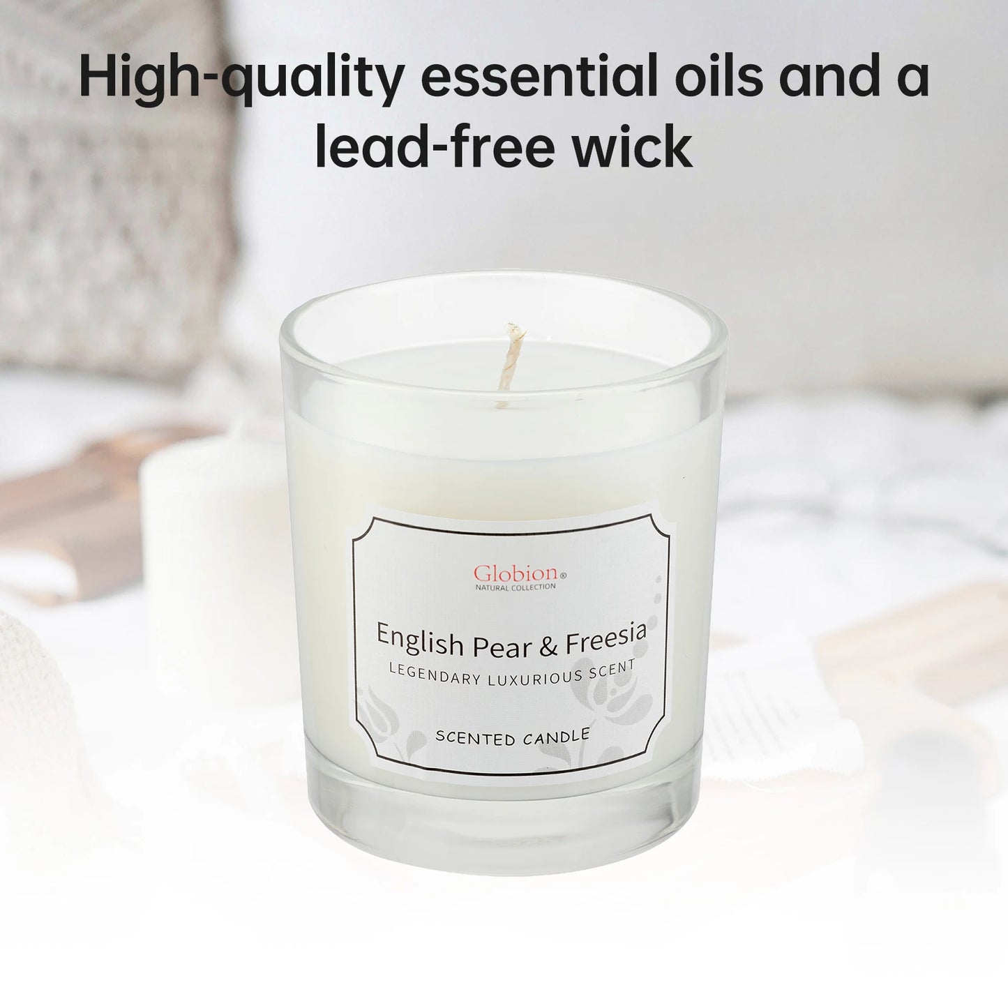 Hign-concerned English Pear Freesia Aromatherapy Scented Candle