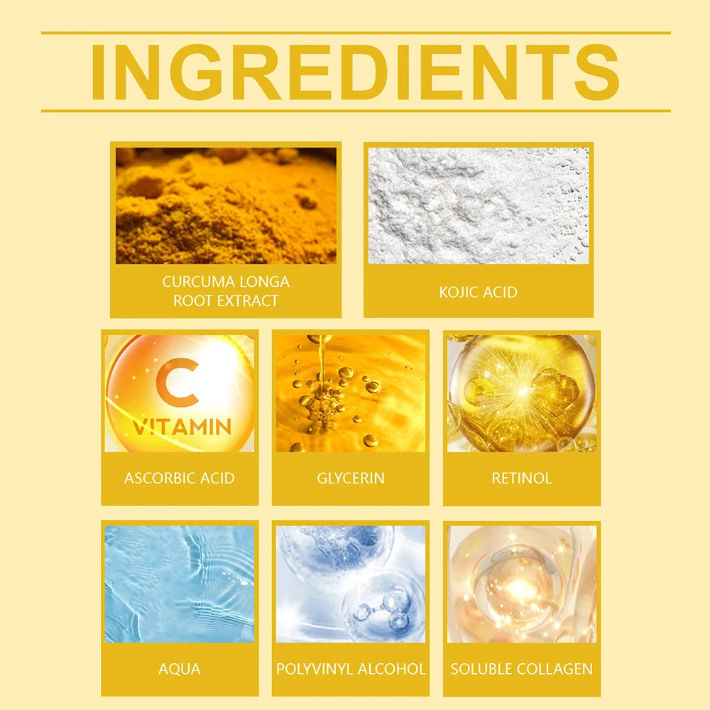 Ms.Dear Night Repair Face Mask Kojic Acid Turmeric Brightening