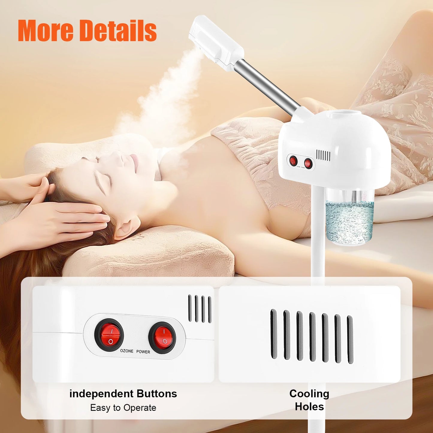 Commodity Facial Steamer With OzoneInfusion For CommercialGradeProfessional Salon Spa