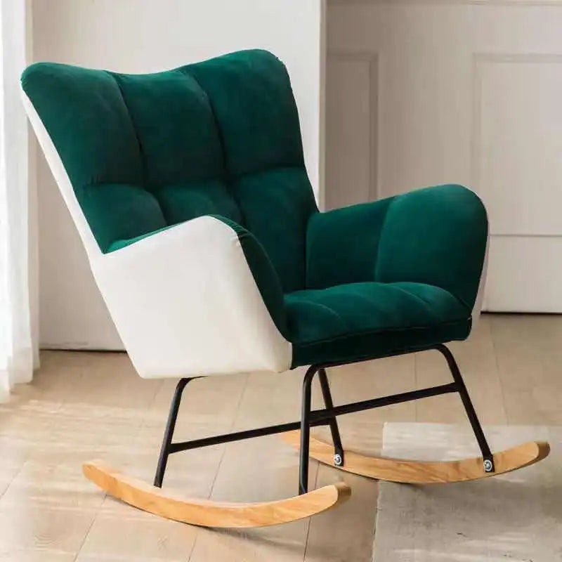 TINGFANG Balcony Rocking Chair Modern Lounge For Living Room