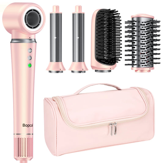 BOPCAL ProfessionalGrade AllinOne 5in1 Hair Dryer Hot Air Comb AccessoryBundleKit