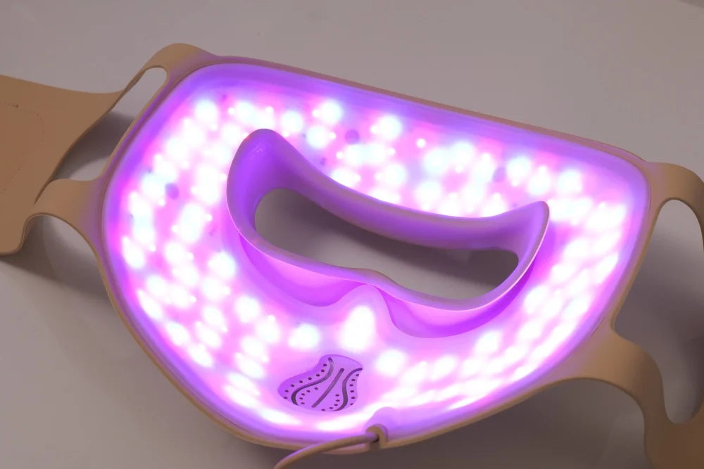 Hello Face M300 4D LED Light Therapy Mask for Neck