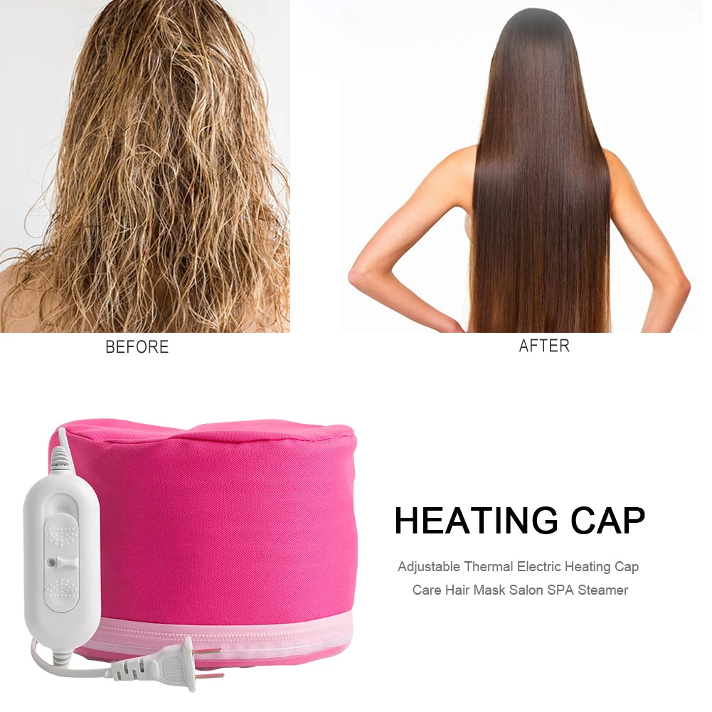 Shunmaii Hair Steamer Cap Electric Heating Cap For Spa Care